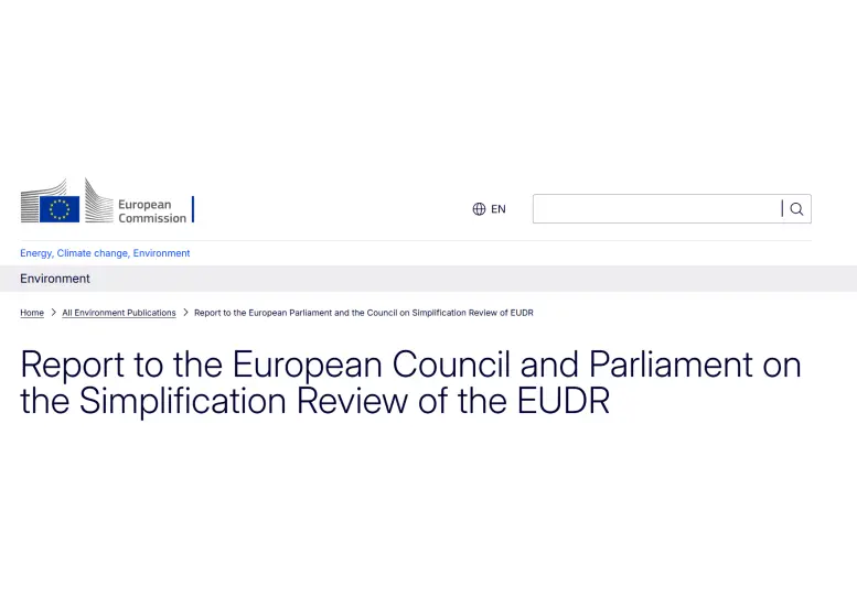 EUDR - Pachet de simplificare; Consultare publică